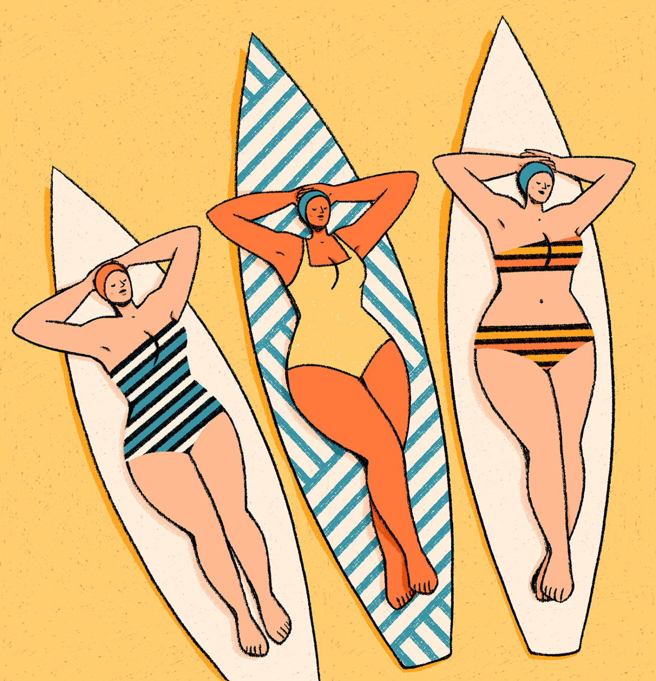 Les Trois Surfeuses – Innocence x Alice Des